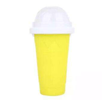 Gobelet magique en silicone KZR pour slushy, congélation rapide, gobelet à crème glacée à presser, pour smoothies et milkshakes faits maison, pour enfants et usage domestique
