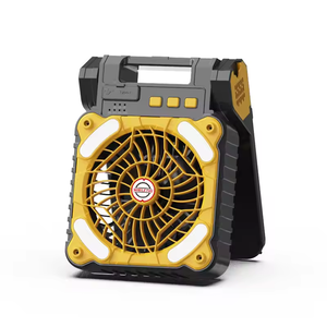 Vente directe d'usine, quatre mini ventilateurs de camping portables, ventilateur de bureau rechargeable, ventilateur de table, mini ventilateur domestique - Product Image 5