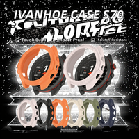 Étui de protection en caoutchouc pour Garmin Approach S70 42mm 47mm antichoc anti-rayures coque de pare-chocs mince lunette en TPU souple