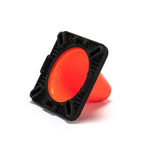 Cono Deportivo Acer Rc150c de PVC de 15 cm, Naranja Rojo, para Entrenamiento de Obstáculos de Fútbol, Patinaje sobre Hielo, Equipo de Agilidad - Product Image 2