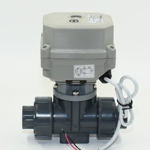 วาล์วบอลพลาสติก PVC รุ่น Tonhe A150 ซีรีส์ 3 ทาง DN15 1/2 นิ้ว พร้อมระบบควบคุมแบบแมนนวล A150-T15-P3-B - Product Image 2