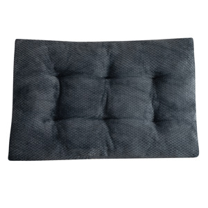 Cama moderna de fibra ecológica de alta calidad para perros, alfombrilla larga cálida de invierno para mascotas, diseño cómodo, patrón sólido, cartón rectangular - Product Image 6