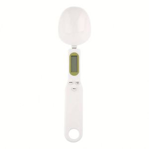 Precise 500g/0.1g Digital Kitchen Scales Durable Plastic LCD Display Electronic <b>Measuring</b> <b>Spoon</b> Battery Powered Oval Shape Scale - Product Image 5