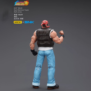 Figura de Acción Coleccionable JOYTOY KOF98UMIkari Warriors Team Ralf Jones JT01710 Escala 1/18, Modelo Articulado - Product Image 3