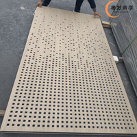 Panneaux muraux et de plafond en MDF micro-perforé, modernes, à absorption acoustique très efficace, écologiques, pour entrepôts et extérieurs