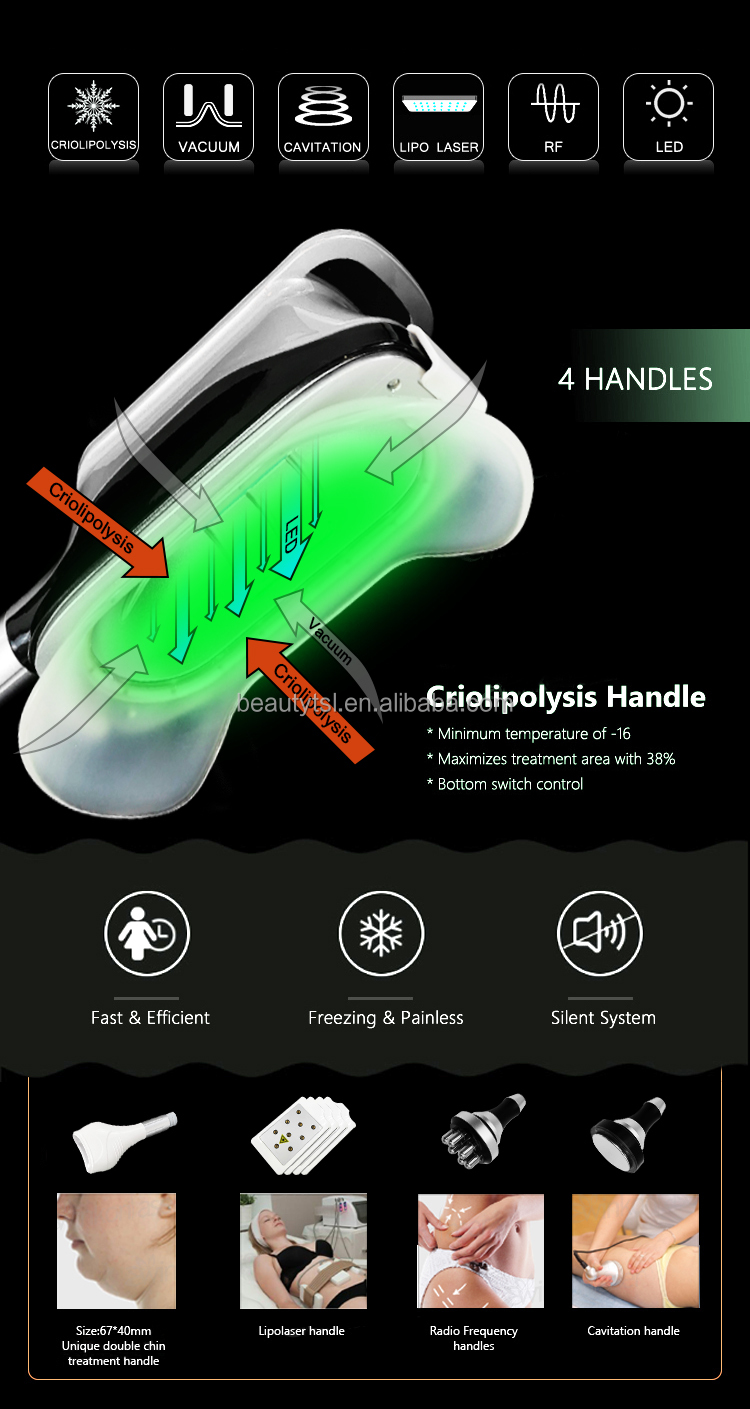 Cool tech body sculpt cavitation rf cryo coolsculption fat freeze criolipolisis machine criolipolysis 360 price for sale