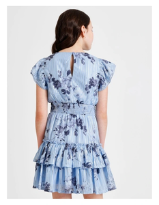 Elegante Vestido de Algodón para Niñas para el Verano con Estilo Decorativo Colorido, Tela Transpirable y Ajuste Cómodo, Ideal - Product Image 4