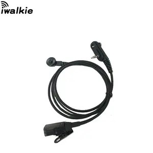 Lenovo Wired Walkie Talkie Headset microfono per telefono cellulare HJ3688 Custom Head Air Duct IP67 Display digitale impermeabile In-ear