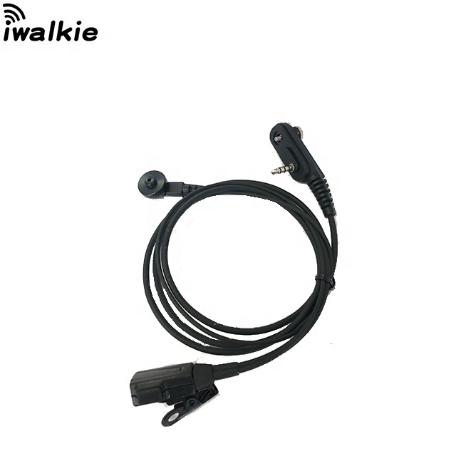 Custom HJ3688 In-Ear Wired Walkie Talkie Headset Microphone Air Duct Digital Display IPX7 Waterproof ANC Specialized Headset