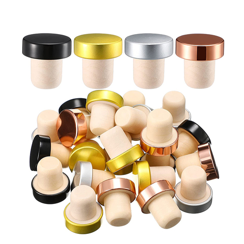 Luxury T Shaped Wine Cork Stopper Personalized Wine Stopper Cork Polymer Synthetic Wine Cork Bottle Stopper
