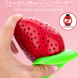 Dildo de Silicona con Forma de Fruta y Verdura de Fantasía, Tapón Anal, Lindo Masajeador de Próstata, Juguete Sexual para Masturbación Masculina y Femenina - Product Image 5