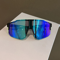 Lunettes de soleil de sport Viper pour hommes, verres rouges, protection UV400, coupe-vent, pour la course et le cyclisme – Offre Spéciale