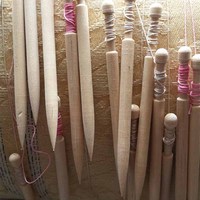 Bobines de dentelle bobines de dentelle en bois tricot couture outils de tissage pour chandails chapeaux écharpes