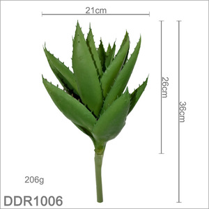 Adorno de mesa de plantas suculentas artificiales grandes en maceta de <span class=keywords><strong>aloe</strong></span> <span class=keywords><strong>vera</strong></span> - Product Image 4