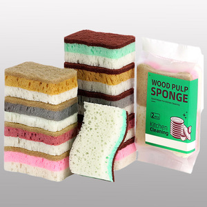 Esponja de Cocina de Espuma Alta y Porosa de Algas Marinas para Lavar Platos, Estropajo para Limpiar Ollas y Tazones del Hogar - Product Image 1