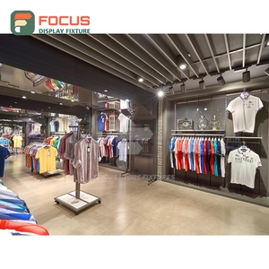 New Design Boutique Store Solid Wood <b>Showcase</b> Cabinet Project Contractor Clothing Store - Product Image 3