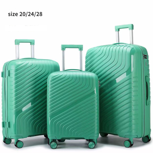 Juegos de <span class=keywords><strong>Maletas</strong></span> de Viaje Personalizadas con Ruedas de Polipropileno, Juegos de <span class=keywords><strong>Maletas</strong></span> de Polipropileno de 20, 24 y 28 Pulgadas, Maleta de Viaje con Ruedas para Avión - Product Image 6