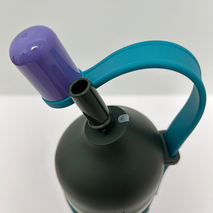 Custom Logo Insulated Stainless <b>Steel</b> Water <b>Bottle</b> with Silicone Carry Strap & Anti-Slip Grip - Product Image 5