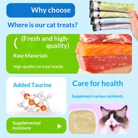 Offre Spéciale Transfrontalière : Friandises pour chats en conserve de Guangzhou – Alimentation humide nutritive pour animaux de compagnie, 100 boîtes (Poulet, Saumon, Thon)