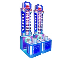 Matériel matériel Hammer Arcade Hammer Game Hit Coin Operated Indoor Sports Redemption Boxing Machine King of Hammer