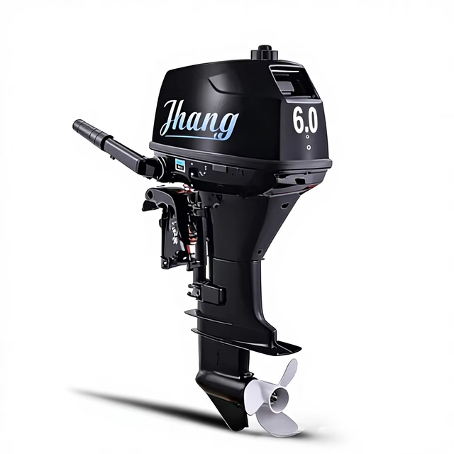Boat Engines Hot Selling 6HP 2 Stroke 1-Cylinder Long Shaft Dasoline Outboard Motor Marine Engine