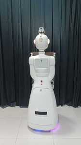 <span class=keywords><strong>Robot</strong></span> de livraison autonome Robin RMS pour caméra M50, cabine photo 360° vidéo et photo contrôlée par application pour fêtes et événements, avec flight case - Product Image 6