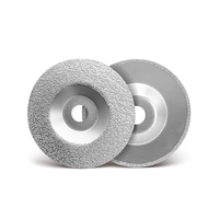 Disque de meulage brasé pour carrelage en quartz, céramique, marbre, pour meuleuse d'angle, utilisation à sec, disque de coupe diamanté à liaison métallique