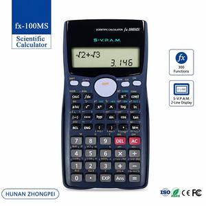 Calculatrice scientifique FX-100MS, alimentée par piles bouton, en plastique, 240 fonctions, 100MS, papeterie, piles AAA pour examen <span class=keywords><strong>BAII</strong></span> Plus - Product Image 2