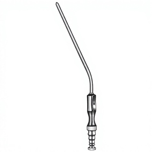 Tube d'aspiration Frazier 19 cm / 7-1/2 pouces de diamètre 3,0 mm Fr 09 Instrument chirurgical de précision pour l'aspiration efficace des fluides - Product Image 1