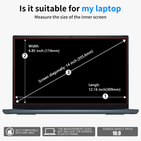 Protector de Pantalla de Vidrio Templado para Portátil Compatible con Apple MacBook Air Pro 13.3 15.3 14.2 16.2 Pulgadas