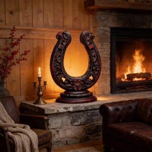 Scultura <span class=keywords><strong>in</strong></span> <span class=keywords><strong>Legno</strong></span> Antica con Rilievo Floreale per Casa, Bar, Caminetto, Ingresso, Decorazione Vintage, Negozio di Regali - Product Image 4