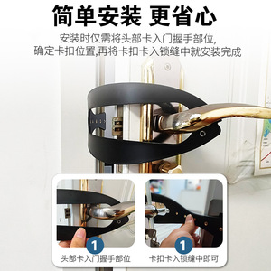Cat Door With Spring Lock No <b>Drilling</b> Required For Cats And Dogs Plastic Semi Circle Design Multiple Colors Available - Product Image 4