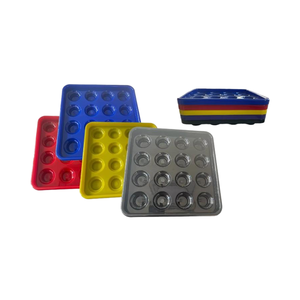 Plateau <span class=keywords><strong>de</strong></span> rangement <span class=keywords><strong>de</strong></span> <span class=keywords><strong>piscine</strong></span> Boîte <span class=keywords><strong>de</strong></span> <span class=keywords><strong>piscine</strong></span> Style américain Style britannique Noir Eight-Ball Résine Durable 1/2 Rod Box Pool Ball Tray - Product Image 6