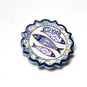 Aimant de réfrigérateur en céramique Souvenir touristique de <span class=keywords><strong>Braga</strong></span> <span class=keywords><strong>Portugal</strong></span> imprimé de logo personnalisé en gros - Product Image 4