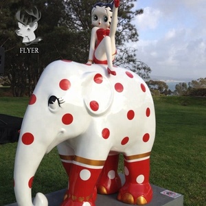 Statue d'hippopotame en fibre de verre grandeur nature <span class=keywords><strong>Sculpture</strong></span> d'hippopotame en résine Décoration animale FRP personnalisée pour jardin extérieur - Product Image 6