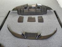 Pour Ferrari F8 Kits de carrosserie en Fiber de carbone N Style lèvre avant diffuseur arrière jupes latérales évents pare-chocs mise à niveau état nouveau