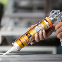 Adhésif écologique non toxique sans odeur pour la décoration intérieure, colle pour panneaux muraux en bois et PVC, 300 ml, mastic MS