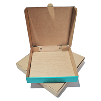 Boîtes à pizza en papier kraft, qualité alimentaire, écologiques, emballage alimentaire en papier de qualité alimentaire pour plats à emporter, logo et taille personnalisables