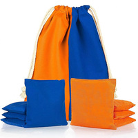 Sacs à billes double face taille réglementaire toutes saisons, surface lisse et adhérente, ensemble d'accessoires professionnels pour jeu de Cornhole