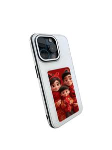 NFC fai da te Smart E inchiostro Display antiurto custodia per telefono cellulare per 17 16 15 12 Pro Max Free-Change <span class=keywords><strong>foto</strong></span> - Product Image 5