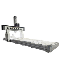 Portique mobile 5 axes Cnc Router 3d Wood Foam Carving Cnc