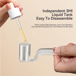 Kimairay Portable 0.25mm Derma Roller Dụng cụ dẫn chất lỏng chăm sóc da đầu tại nhà, kích thích mọc tóc, râu, máy massage da đầu - Product Image 2