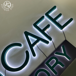 Cửa Hàng Backlit Mặt phát sáng thư kênh dẫn kinh doanh hộp trở lại ánh sáng dấu hiệu quảng cáo với chất lượng cao - Product Image 6