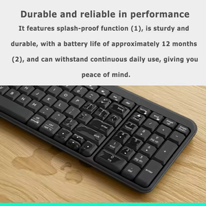 Teclado Inalámbrico Logitech K251, Teclado para Oficina y Negocios, Laptop, Teléfono Móvil, Mac, Tablet, iPad - Product Image 6