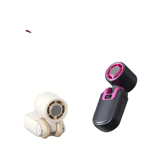 Mini Portátil de Bolsillo 180 °   Ventilador de Mano Recargable Plegable de Ángulo Amplio con Suministro de Aire y Enfriamiento por Hielo para Viajes y Oficina - Product Image 1