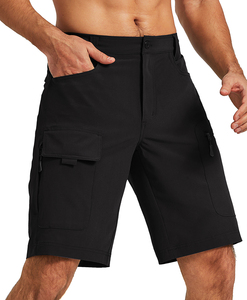 Erkek hızlı kuru balıkçılık açık dört yönlü esneklik için yırtılma direnci su geçirmez plaj yürüyüş eğitim kurulu kargo şort Mens - Product Image 2