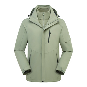 Áo Khoác Hỗn Hợp Phong Cách Áo Khoác Không Thấm Nước Và Windproof Làm Việc Mưa Bánh Với Mui Xe Phong Cách Mới Với Dây Kéo Mùa Đông Quần Áo Cho Phụ Nữ - Product Image 4