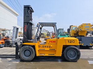 Original Japanese Komatsu/T-o-y-o-t-a/mitsubishi TCM 10/12/15/16/18/20/25 Ton Diesel Used Forklift truck fork position for Sale - Product Image 2