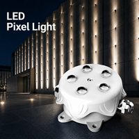 Projecteur LED Pixel Haute Puissance 5W OEM ODM IP66 Extérieur DMX512 RGBW Grand Faisceau Lumineux pour Architectures, Théâtres et Ponts