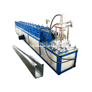 Machine de formage à rouleaux pour la fabrication de rails de guidage en profilé U pour porte à volets à bon prix - Product Image 1